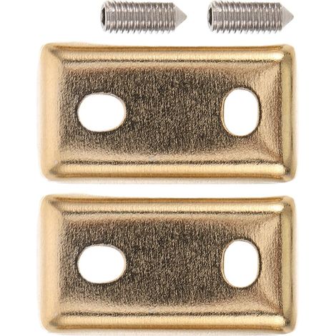 Cabilock 1set Plaque de base de fixation en acier inoxydable pour porte-serviettes de salle de bain et barres de douche (1/5)