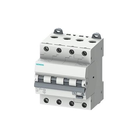 Interruttore Magnetotermico Differenziale Rcbo, 6 Ka, 4P Tipo A, 30 Ma, B-Char, In: 25 A Un: 400 V