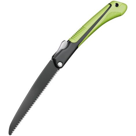 Scie d'élagage en chêne moussu scie pliante multifonctionnelle, adaptée à l'élagage, au jardinage, à la coupe du bois, des tuyaux, du PVC, des métaux non ferreux, du camping (1/4)