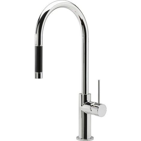 Geda KT21E Mura Miscelatore cucina con doccetta - cromo KT21E 1 (1/4)