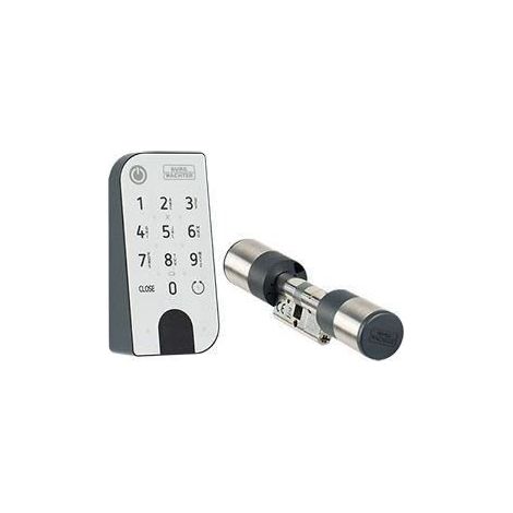 Serrure électronique 7601 cylindre et bouton à code noir VA BURG-WÄCHTER