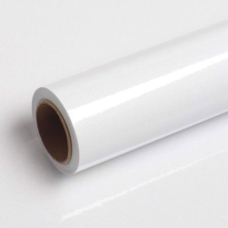 Film Adhésif Pour Meubles Cuisine Blanc Brillant Papier Adhésif Pour Meubles Papier Vinyl Autocollant Papier Peint Autocolla[BI76] (1/5)