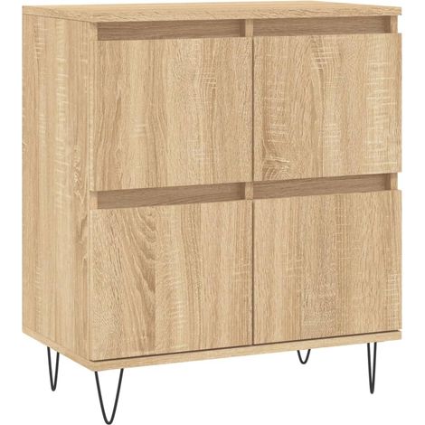 Aparador cómoda mueble de almacenaje organizador para cocina salón salón Sonoma 60 x 35 x 70 cm madera de ingeniería marrón 020031613 (1/5)