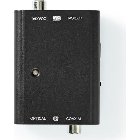 Convertidor de audio digital bidireccional entrada de conexion 1x spdif rca hembra 1x toslink hembra salida de conexion 1x spdif rca hembra 1x toslink hembra arco manual de instr