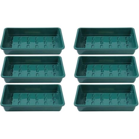 Packung mit 6 professionellen Saatschalen ohne Saatlöcher (1/3)