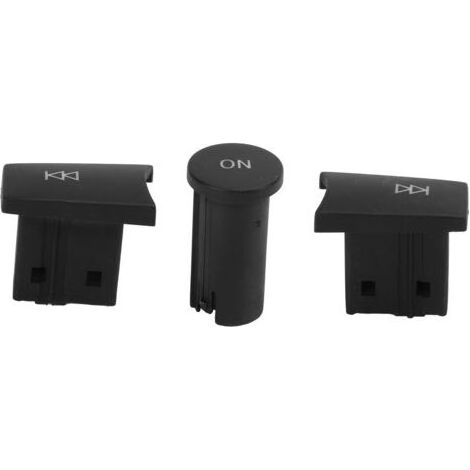 Kit de boutons de contrôle du volume de l'autoradio de remplacement pour Classe C 2007-2009 (noir mat) (1/5)