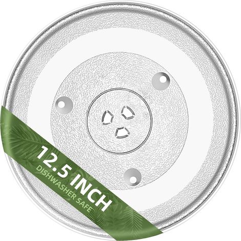 Drehteller aus Glas für Mikrowellen, 31,5 cm – Kompatibel mit Panasonic und Frigidaire – Langlebiges Ersatzteil (1/5)