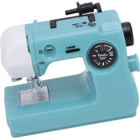 Mini machine à coudre bleu ciel jouet capsule décoratif réaliste pour chambre ou table, collectible en ABS 5,5x2,5x4 cm 47 g avec boîte (1/5)