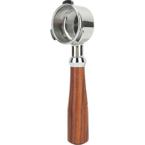 Portafiltro sin fondo de 54 mm de acero inoxidable con 3 asas para cafetera Breville Serie 8 (1/5)