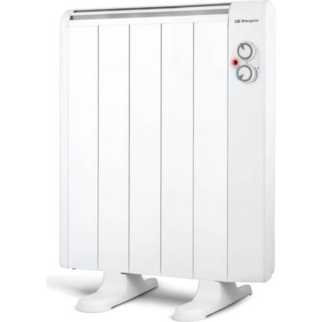 Emisor térmico eléctrico 5 elementos sin aceite Orbegozo, 800W. 2 niveles de potencia, diseño compacto