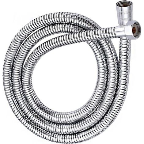 Flexible doucheflex 250 cm en acier inoxydable, anti-torsion (1/4)