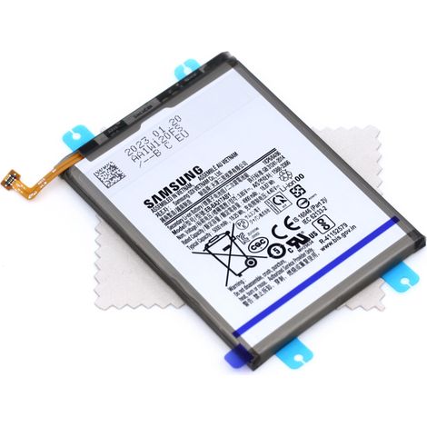 Batterie pour d'origine Samsung EB-BA217ABY pour Samsung Galaxy A21s (A217F) avec Chiffon de Nettoyage d'écran mungoo multicolor