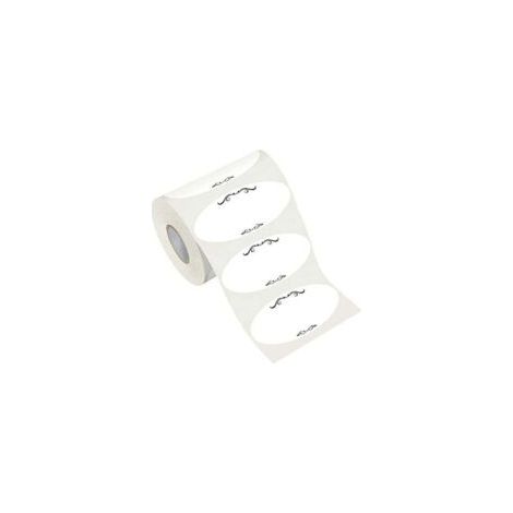 Etiquetas autoadhesivas estampadas 600, reutilizables, 2 x 1 pulgada, impermeables y resistentes al aceite, aptas para envases de alimentos, cocina, restaurante y despensa - Crezuo (1/4)