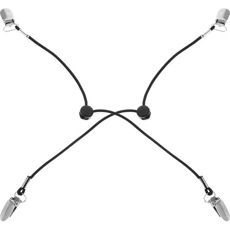 tapis OUNONA 2 pièces support de pare-balles élastique réglable en métal avec fonction anti-roulis (1/5)