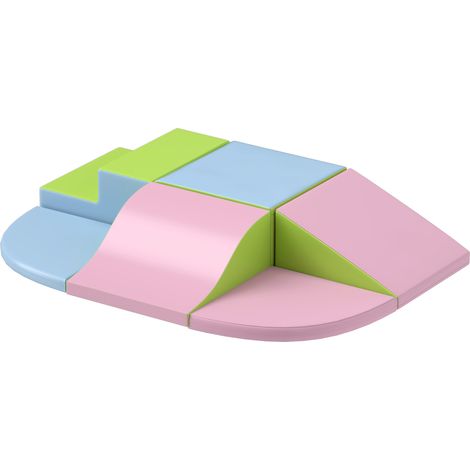 Module motorisé bébé 6 pièces parcours mousse EPE multicolore 120x60x30cm