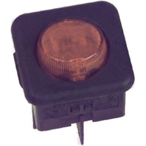 Interruptor bipolar naranja 25x25 4 faston