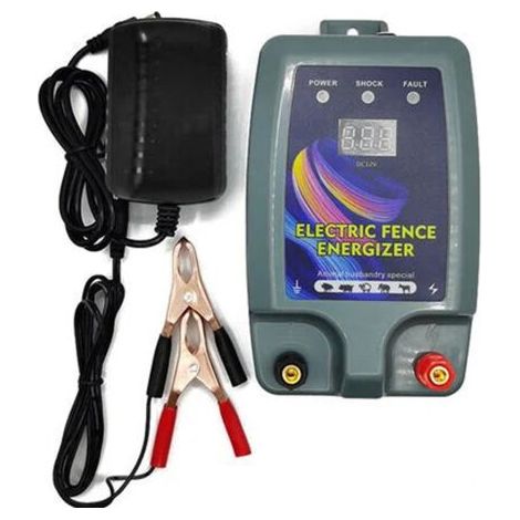 Elektrozäune für die Viehzucht, Impulsgenerator für Zäune, hohe Leistung, 3 Leistungsmodi, geeignet für die Geflügelzucht. (1/4)