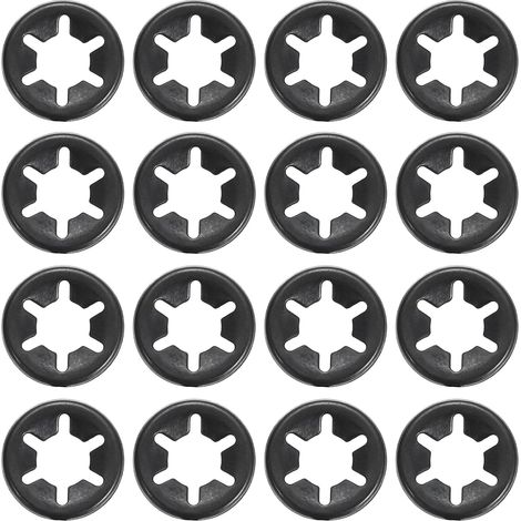 220Pcs Rondelles Grower Interne M8 ID 15mm OD Bord Retourne (1/5)