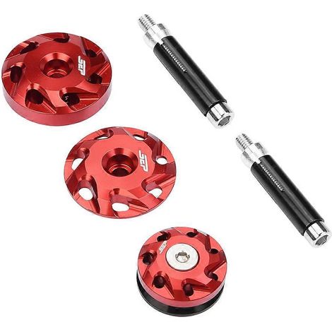 Cache décoratif pour trou de cadre de moto Kawasaki Z1000 1000 Z1000S Z1000SX (Rouge) (1/4)