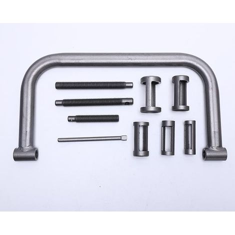 Kit de compresseur de ressort de soupape portable, 10 pièces,ensemble d'outils de réparation automobile, outil de compression de valve de serrage universel pour voitures, motos, camionnettes (1/4)