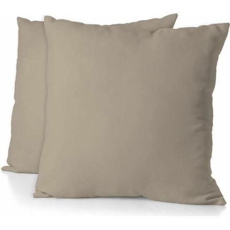 home-linge-passion Set federe in microfibra beige 63x63 cm
