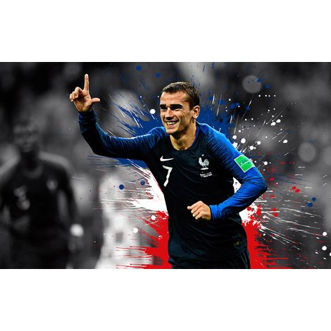 Papier peint panoramique Football - Joueur de Foot - 130 cm x 81 cm (1/2)