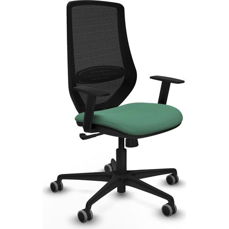 piqueras-y-crespo Mardos Chaise de bureau vert émeraude (1/3)