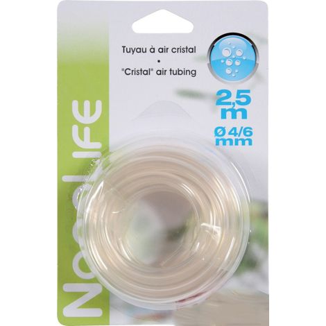 Tuyau à air cristal ø 4/6 mm,  2.5 mètre, pour aquarium - zolux (1/3)