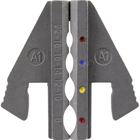 TOOLCRAFT PLE-0A1 Matrici di crimpaggio Matrice di crimpaggio per giuntafilo termoretraibile Adatto per marchio (Pinze) (1/3)