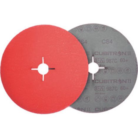 Disques fibre Cubitron™ II 987C D125mm G80 - 3M - P27650