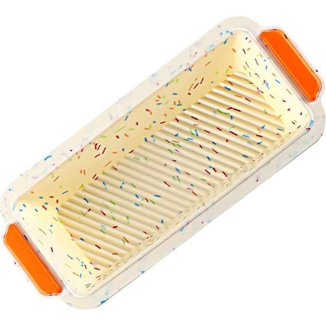 MINKUROW Stampo In Silicone, Stampo Per Pane, Stampo Per Torta Stampo Per Pane Anti, Stampo Adesivo Flexipan-30cm (1/5)