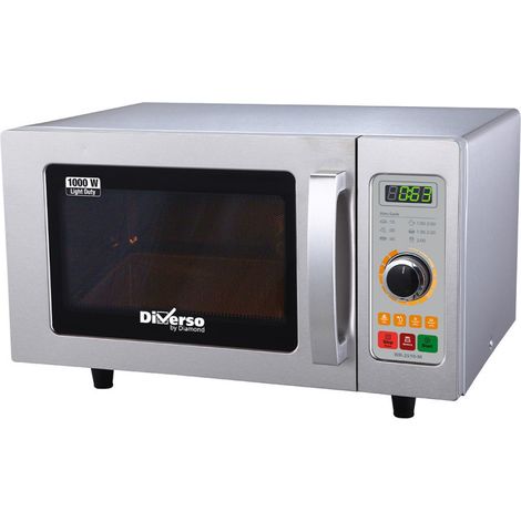 Four micro-ondes professionnel 1000W 25L mécanique - Idéal CHR - Diverso