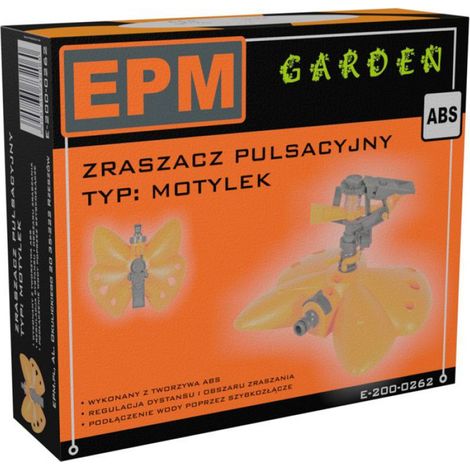 Arroseur Pulsatoire - Base Papillon - Pulvérisation Circulaire Réglable - Intensité Ajustable - 1 Pièce (1/2)