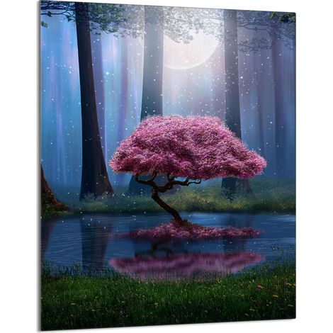 TAGLIERE IN VETRO 40x52 Albero (1/5)