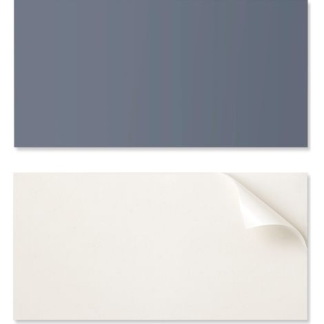 Panel decorativo de vinilo autoadhesivo para pared, 100x50 cm, azul oscuro