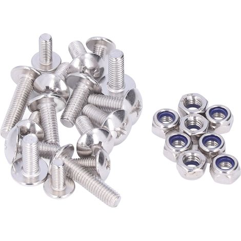 Jeu de 25 vis et écrous pour garde-boue moto, kit boulonnerie inox 90149-06306, compatible Banshee 350 YFZ350 1987-2006, fixations robustes. (1/5)