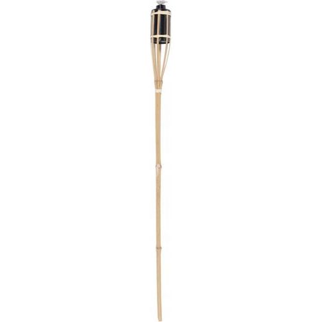 Antorcha de jardín de bambú para vela de 60 cm