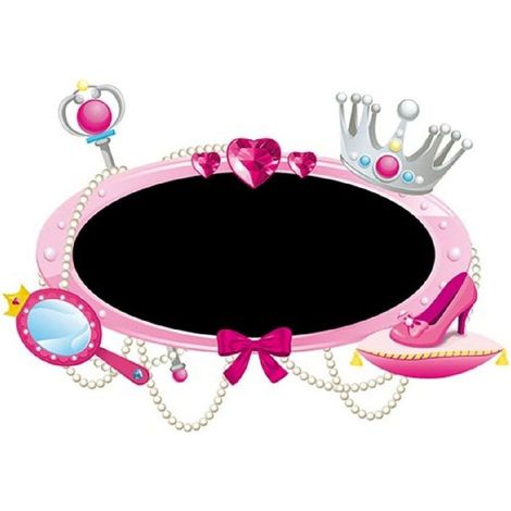 Sticker Mural Ardoise Princesse