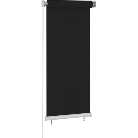Persiana enrollable de exterior 60x140 cm negro