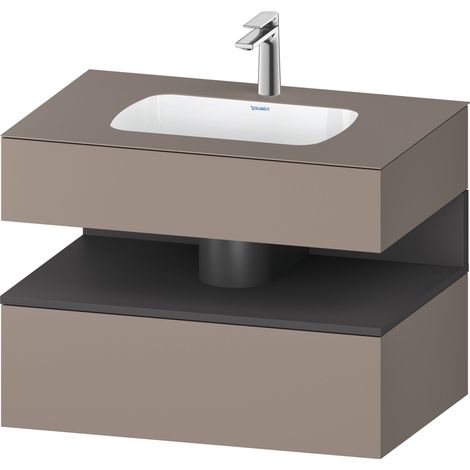 Duravit Collection One lavabo empotrado con base de lavabo (1/2)