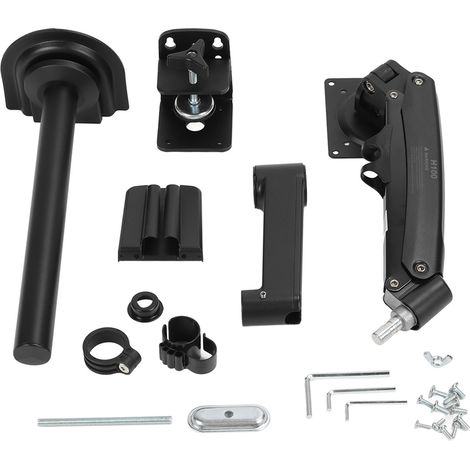 Support pour moniteur d'ordinateur H100, support de bureau pour un seul moniteur, bras de moniteur réglable, support VESA avec clip, support de moniteur de bureau robuste 2-12KG, convient aux moniteur (1/5)
