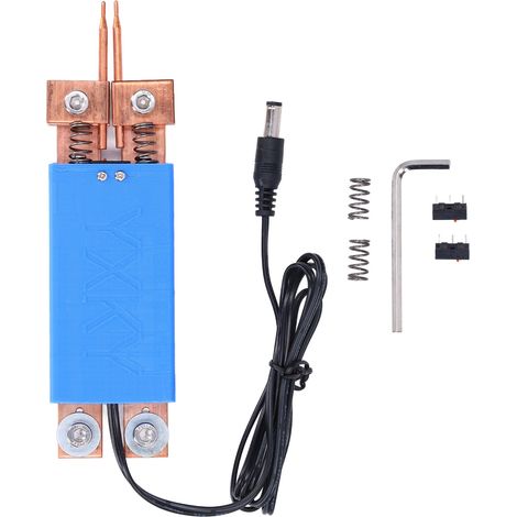 Mini stylo de soudage par points, stylo de soudage portable à gâchette automatique, accessoires pour machines à souder, bleu (1/5)