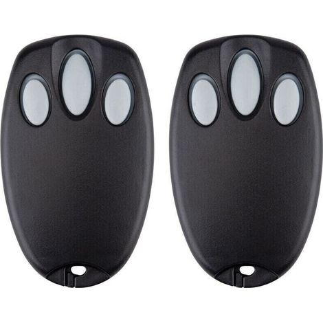 Lot de 2 émetteurs de porte de garage portatifs de remplacement pour Chamberlain Liftmaster Motorlift 94335E 84335E ML700 ML500 ML850 Merlin+ C945 C840 Security+ 433,92 MHz