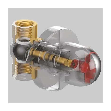 Valvola Incasso 164 Solo Corpo Teco 1/2" Ff
