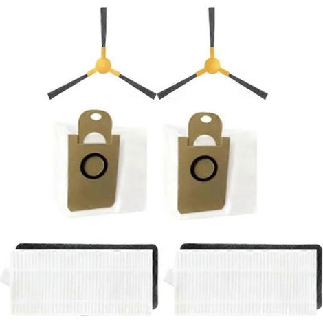 6 pour GARLYN SR – 800 Max / SR – 800 Pro Max Sweeping Accessoires Side Brosse Filtre Dust Bags (1/5)