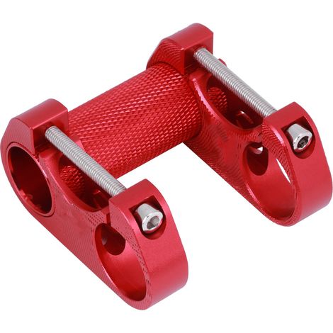 Potence Double Réglable pour Vélo Pliable, Tige Creuse Léger Accessoire Conversion (Rouge) (1/5)