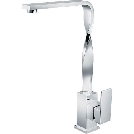 Robinet de lavabo fixation sur plage 036 en laiton chromé collection Enipée