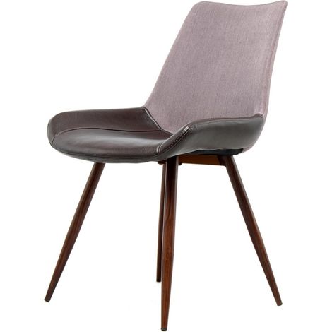 Set di 2 sedie da pranzo Evergreen in ecopelle e legno (1/3)