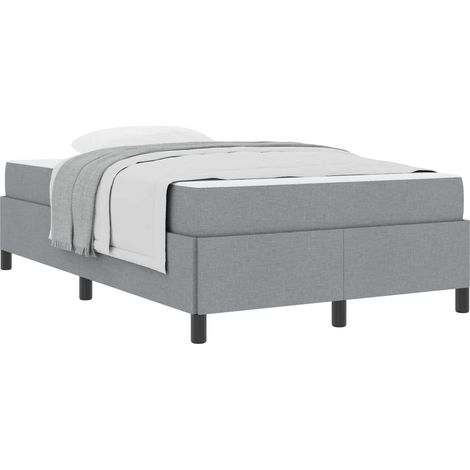Maison Exclusive - Letto a molle Grigio chiaro 120 x 200 cm Tessuto
