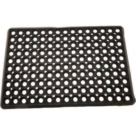 Zerbino Gomma Nido Ape Drop Nero Cm 40X70 - 1 Pz (1/3)